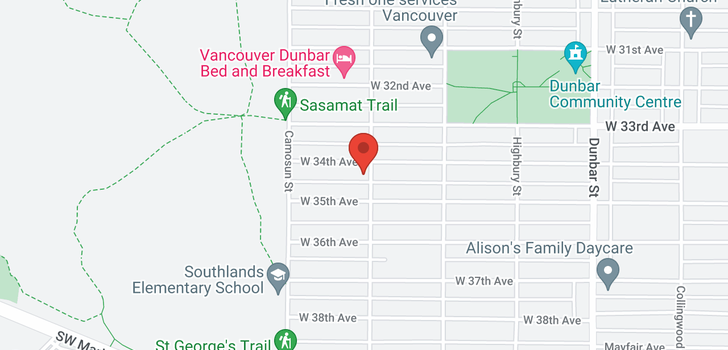 map of 4006 W 34TH AVENUE